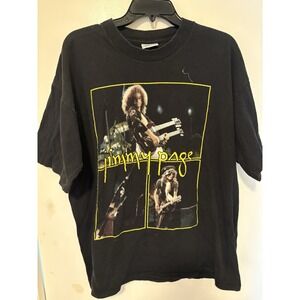 Jimmy Page - North America 2000 Tour - Black Shirt - XL Vintage Y2K